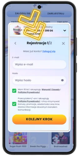 Zarejestruj konto